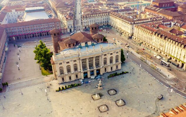 Piazza Castello, il centro della città di Torino