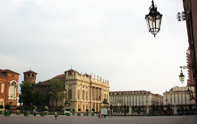 Piazza Castello, il centro della città di Torino