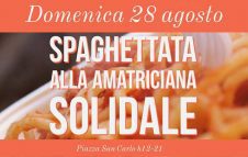 Spaghettata alla amatriciana solidale per aiutare i terremotati