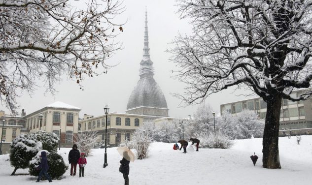 Neve in arrivo a Torino: temperature sotto lo zero per la prima nevicata dell’anno