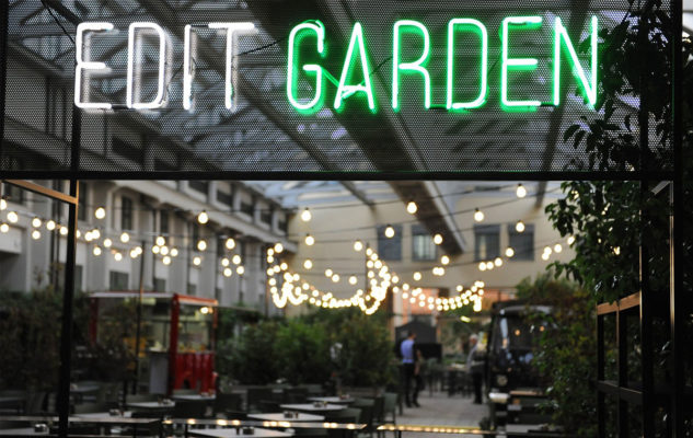 Edit Garden: aperitivi, drink e musica all’aperto nel dehors di Edit