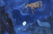 "Dalla Terra alla Luna": la mostra a Torino con opere di Chagall, Lucio Fontana e molti altri