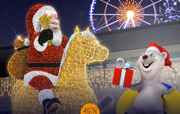 Christmas Park 2019: sculture di luci natalizie, ruota panoramica e pista gommoni su ghiaccio