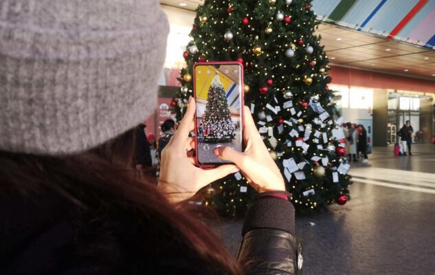 Albero Natale Porta Nuova Torino 2023