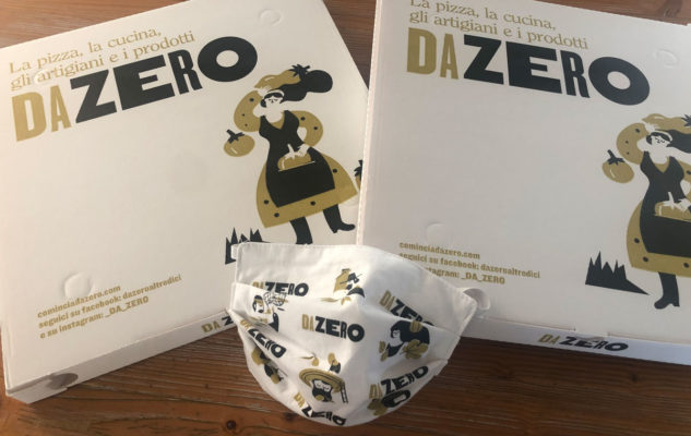Pizza a domicilio con mascherina in regalo: l’idea solidale della Pizzeria DaZero di Torino