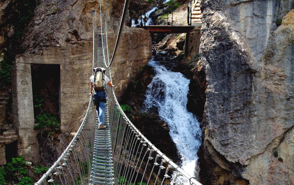 Ponte Tibetano Claviere Piemonte