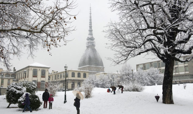 Neve in arrivo a Torino: temperature vicine allo zero per la prima nevicata dell’anno