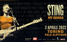 Sting a Torino nel 2022: data e biglietti del concerto al Pala Alpitour
