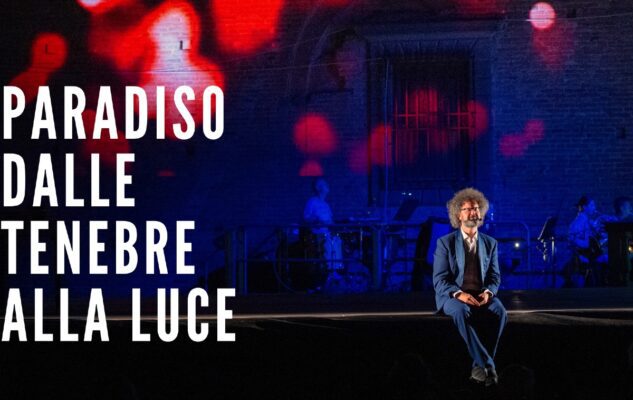 Simone Cristicchi a Nichelino nel 2022 con “Paradiso: dalle tenebre alla luce”