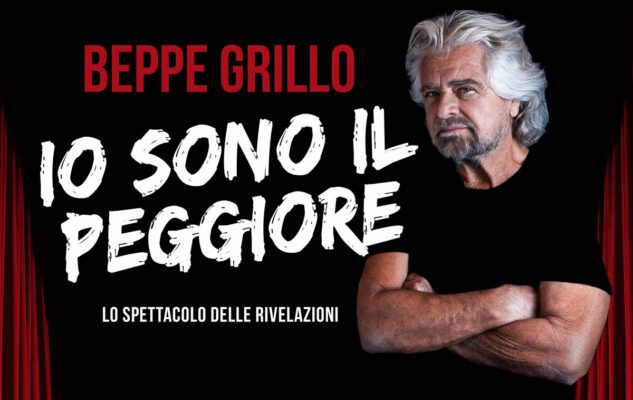 Beppe Grillo a Torino nel 2023