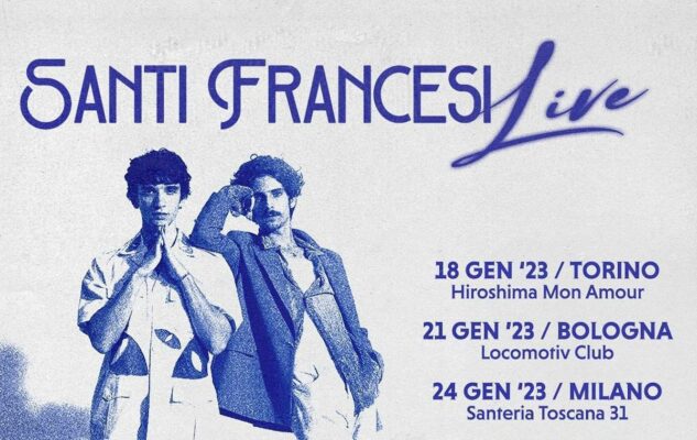 Santi Francesi in concerto a Torino 2023 tour