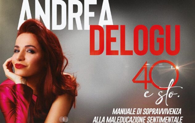 Andrea Delogu a Venaria nel 2023 con lo spettacolo “40 e sto”