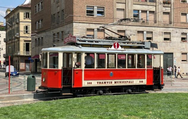 In giro per Torino sul tram storico 22 gennaio 2023