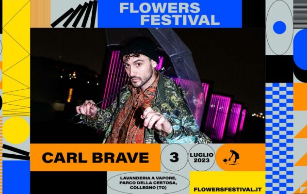 Carl Brave al Flowers Festival 2023: data e biglietti del concerto