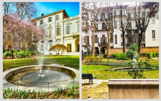 Giardino di Palazzo Dal Pozzo della Cisterna a Torino