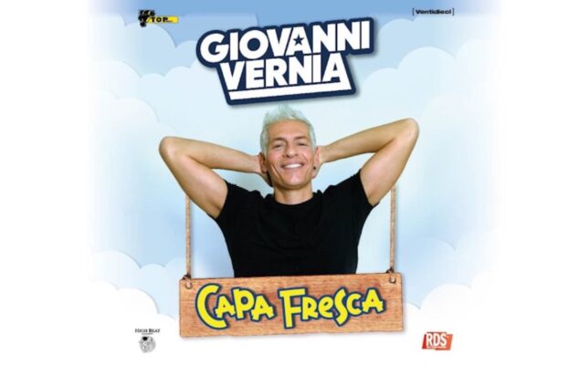 Giovanni Vernia a Torino nel 2024 con “Capa Fresca”: data e biglietti