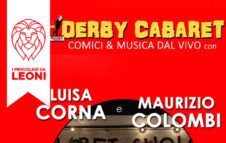 Luisa Corna e Maurizio Colombi a Torino nel 2024 con “Derby Cabaret”