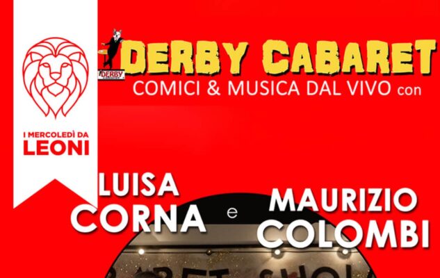 Luisa Corna e Maurizio Colombi a Torino nel 2024 con “Derby Cabaret”