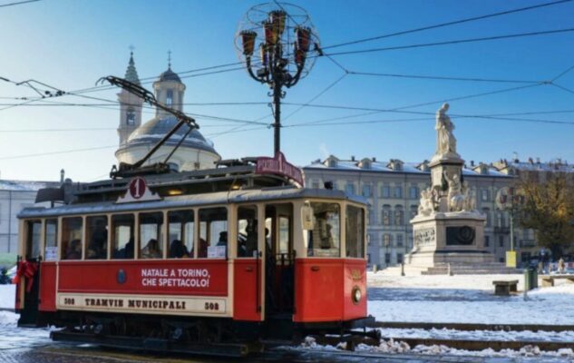 Tram storico Natale a Torino 2023
