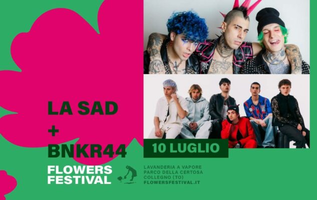 La Sad + BNKR44 al Flowers Festival 2024