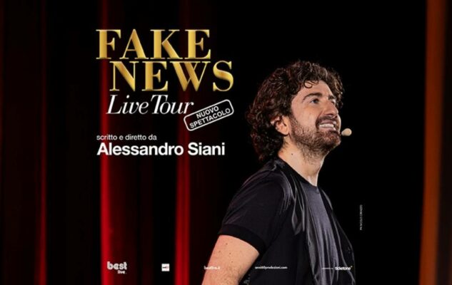Alessandro Siani a Torino nel 2026 con “Fake News”