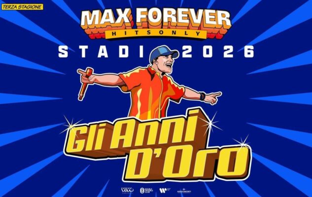 Max Pezzali torna a Torino: al via la vendita dei biglietti del “Max Forever Stadi”