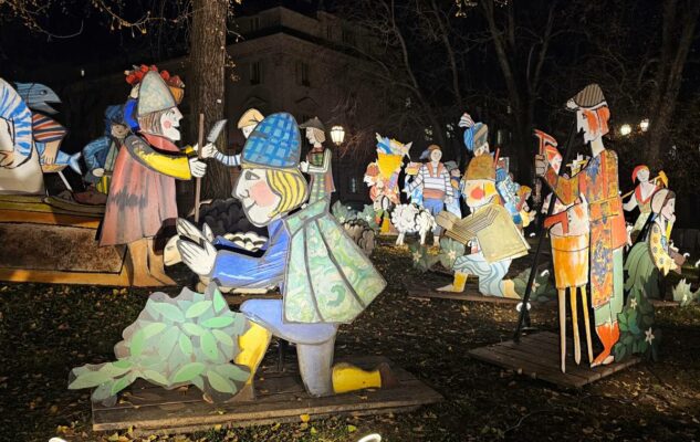 Presepe di Emanuele Luzzati a Torino per il Natale 2025