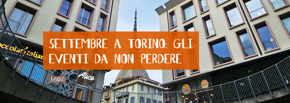 Eventi Torino Settembre 2025