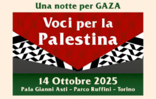 Una Notte per Gaza: musica e solidarietà al Pala Gianni Asti di Torino