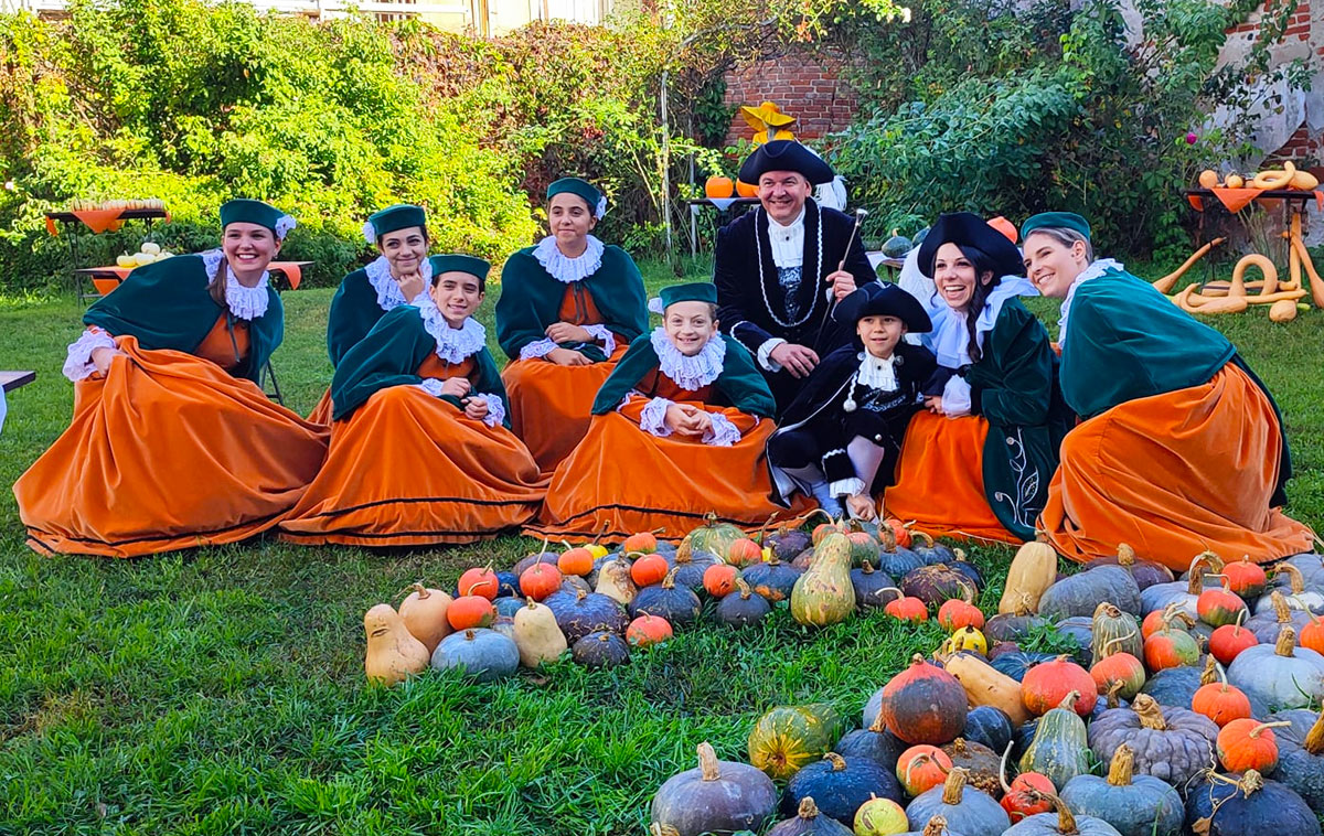 Ghirlanda Murales Thankful Con Torte Di Zucca - Banner Decorativo Per Ringraziamento E Autunno, Misura 1-1,2 M - 2