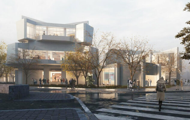 Render del progetto vincitore per la GAM di Torino